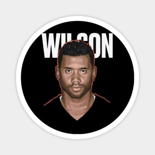 Russell Wilson Denver Game Face Magnet